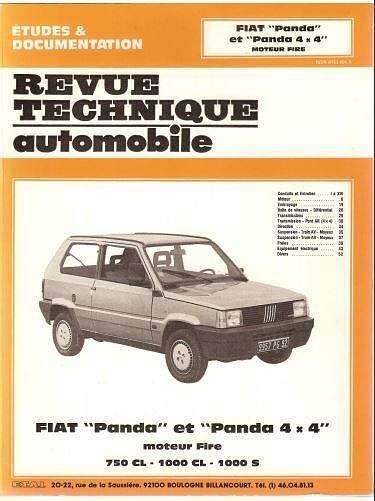 Manuel d'atelier Fiat Panda 1 et 4x4 { {{ Docautomoto }}