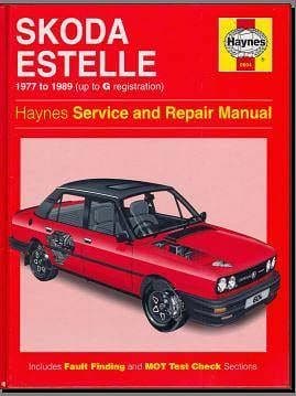 Manuel d'atelier Skoda 105 120 Estelle { {{ Docautomoto }}