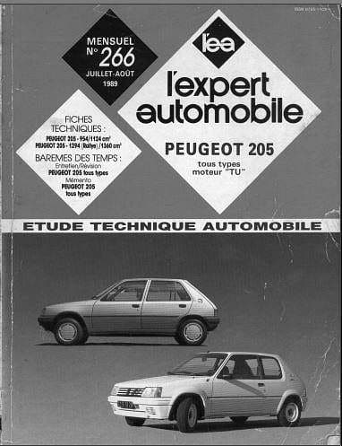 Manuels de réparation Peugeot 205 ts modèles dont GTI Rallye { {{ Docautomoto }}