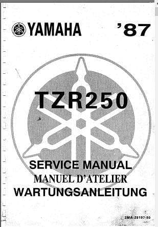 manuel d'atelier Yamaha 240 TDR et 250 TZR { {{ Docautomoto }}