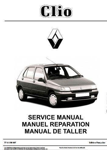 Manuels d'atelier Renault Clio 1 dont 16s et Williams { {{ Docautomoto }}