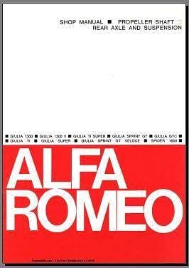 manuels d'atelier Alfa Roméo giulia, 1750 berlina Gt veloce en anglais { {{ Docautomoto }}