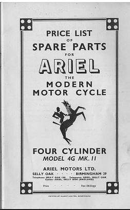 manuel d'atelier Ariel Square Four { {{ Docautomoto }}