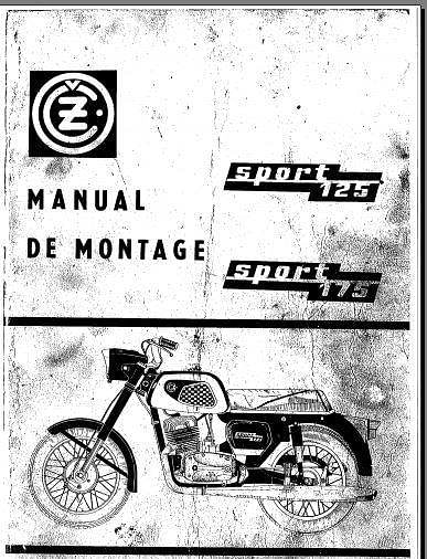 Manuel d'atelier et de réparation CZ 125 175 { {{ Docautomoto }}