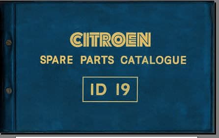 Workshop manual Citroën ID 19 1964 en anglais { {{ Docautomoto }}