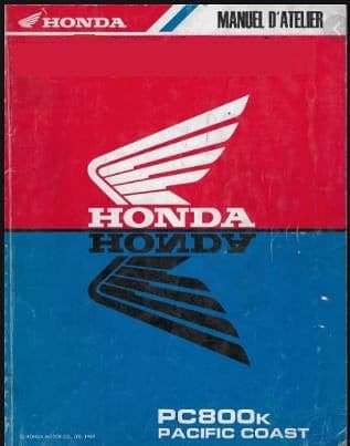manuel d'atelier Honda PC 800 français { {{ Docautomoto }}