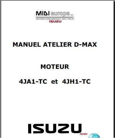 manuel d'atelier Isuzu Dmax 2007 2011 { {{ Docautomoto }}