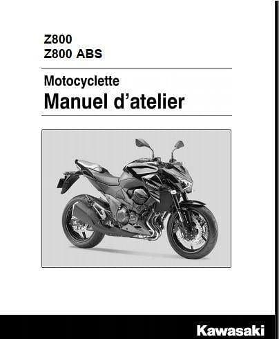 Manuel d'atelier Kawasaki z 800 2016 français { {{ Docautomoto }}