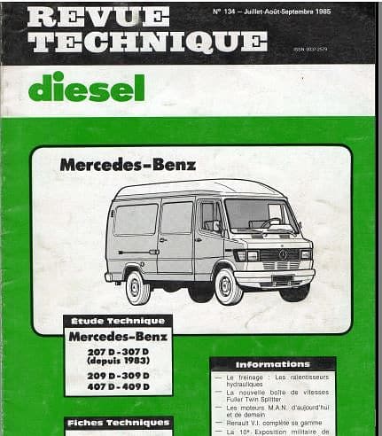 Manuel d'atelier Mercedes 207 307 309 409 AUTHENTIQU'ERE
