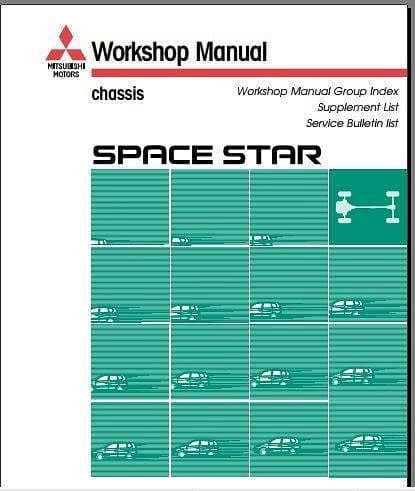Manuel d'atelier Mitsubishi Space Star { {{ Docautomoto }}