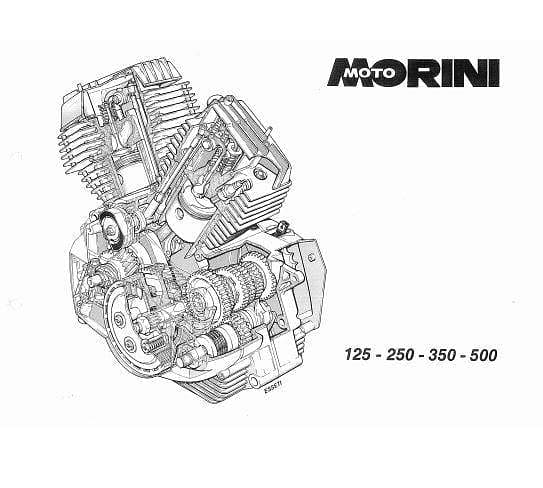 manuel d'atelier Morini 125 250 350 500 { {{ Docautomoto }}
