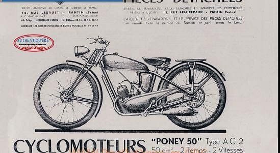 manuel d'atelier Motobécane poney { {{ Docautomoto }}