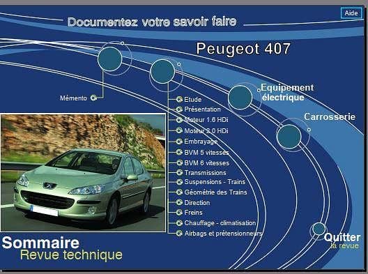 manuel de réparation Peugeot 407 diesel { {{ Docautomoto }}