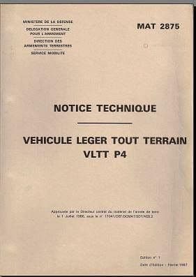 Manuel d'atelier MAT militaire Peugeot P4 { {{ Docautomoto }}