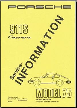 Manuels d'atelier Porsche 911 SC 72 à 80 en français { {{ Docautomoto }}