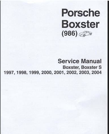 manuels d'atelier Porsche Boxster et Cayman 1997 2008 { {{ Docautomoto }}