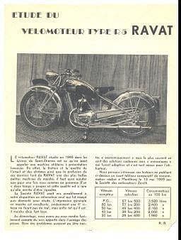 Revue technique Ravat 125 { {{ Docautomoto }}