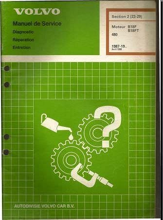manuels d'atelier Volvo 480 en français { {{ Docautomoto }}