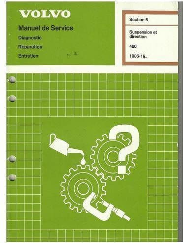 manuels d'atelier Volvo 480 en français { {{ Docautomoto }}