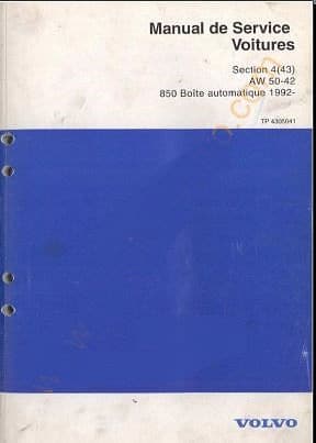Manuels d'atelier Volvo 850 { {{ Docautomoto }}