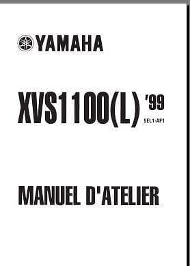 Manuel d'atelier yamaha 1100 XVS { {{ Docautomoto }}