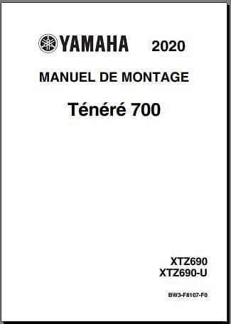 Manuels d'atelier Yamaha XT 700 ténéré 2020 { {{ Docautomoto }}