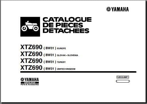 Manuels d'atelier Yamaha XT 700 ténéré 2020 { {{ Docautomoto }}