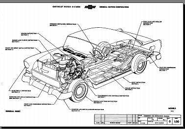 Manuel d'atelier Chevrolet 1955 1956 1957 { {{ Docautomoto }}