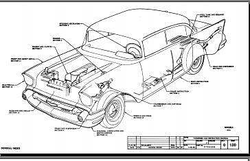 Manuel d'atelier Chevrolet 1955 1956 1957 { {{ Docautomoto }}