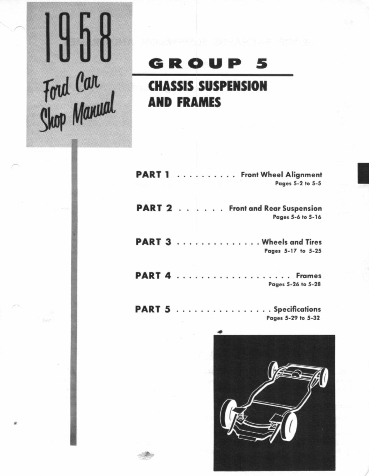 Manuel d'atelier Ford 1958 { {{ Docautomoto }}