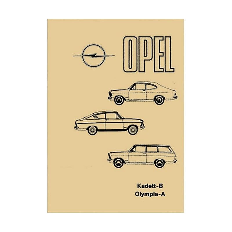 manuel d'atelier Opel Kadett B { {{ Docautomoto }}