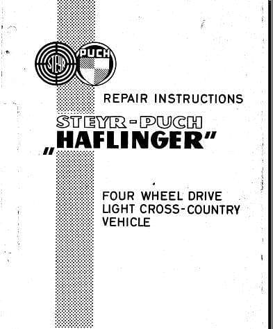 manuel d'atelier Puch Haflinger en français { {{ Docautomoto }}
