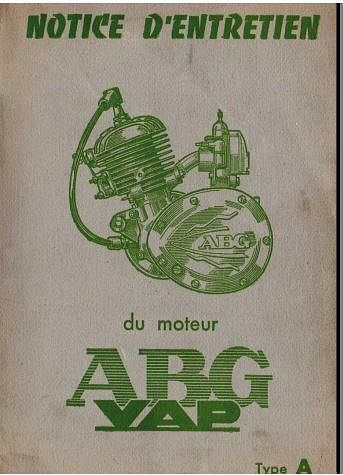 Manuel d'atelier et de réparation VeloVap et moteurs ABG { {{ Docautomoto }}