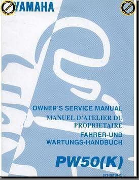 Manuel d'atelier Yamaha PW50 { {{ Docautomoto }}