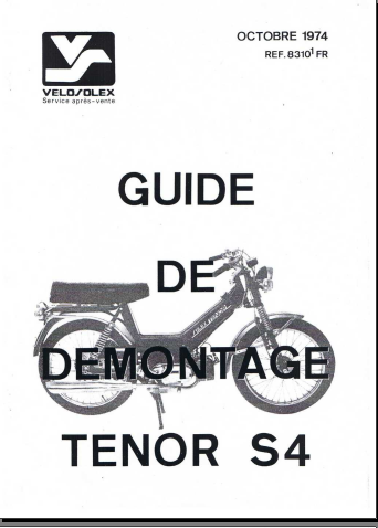 Manuel d'atelier Solex Ténor S4 { {{ Docautomoto }}
