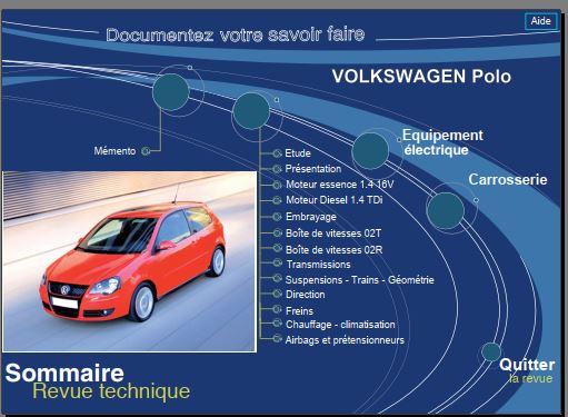 manuel dé réparation Volkswagen Polo 4 2005 { {{ Docautomoto }}