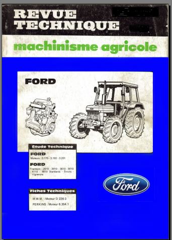 manuel de réparation tracteurs FORD 2610-2910-3610-3910-4110- Docautomoto