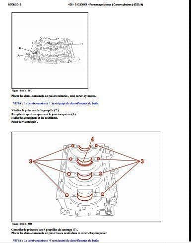 manuel d'atelier Peugeot 406 V6 { {{ Docautomoto }}