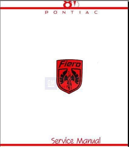 Manuel d'atelier Pontiac Fiero 1988 { {{ Docautomoto }}