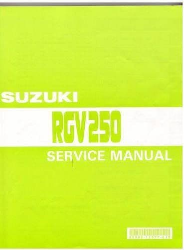 Manuel d'atelier Suzuki 250 RGV { {{ Docautomoto }}