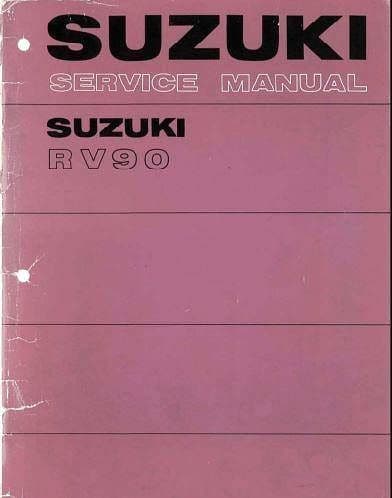 Manuel d'atelier Suzuki RV 90 Van Van { {{ Docautomoto }}