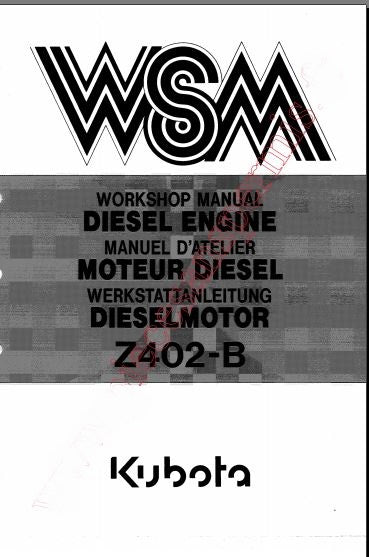 manuels d'atelier moteurs Lombardini yanmar Kubota pour VSP { {{ Docautomoto }}