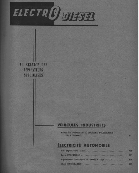 manuels techniques SFV tous modèles en compilation { {{ Docautomoto }}
