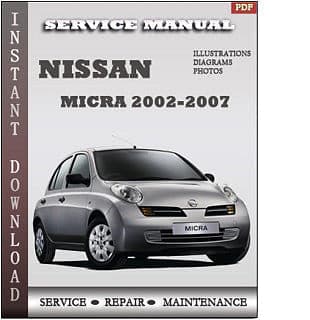 manuel d'atelier Nissan Micra K12 2002 2010 { {{ Docautomoto }}
