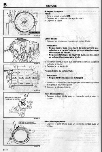 Manuel d'atelier réparation Mazda MX 5 1990 1991 { {{ Docautomoto }}