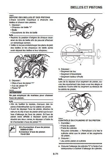 Manuel d'atelier Yamaha 900 Tracer 2018 2020 { {{ Docautomoto }}