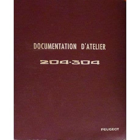 Manuels d'atelier Peugeot 204 et 304 { {{ Docautomoto }}