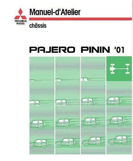 Manuel d'atelier Mitsubishi Pajero Pinin français { {{ Docautomoto }}