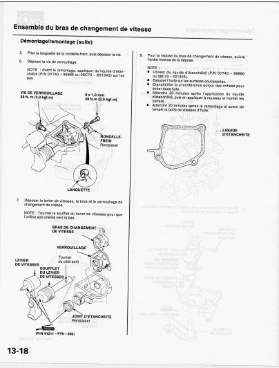 manuel d'atelier Honda Prélude 1997 { {{ Docautomoto }}
