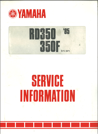 manuels d'atelier Yamaha 350 RDLC { {{ Docautomoto }}